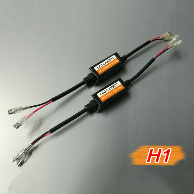 H4 H7 H11 H9 H8 H11 9005 9006 Car Load Resistor Error Canceller LED Decoder Canbus Free Wiring Canceller Decoder Light