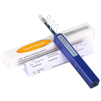 

Tool One Click Adapters Disposable Ferrules Universal Resin Fiber Optic Cleaner SC LC Connector Pen Shape Portable 2.5mm 1.25mm