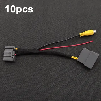 

10pcs 24Pin Original Video Input Switch Reverse Camera RCA Adapter Cable For Honda Accord 9th 2.4 Jade Odyssey Elysion Spirior