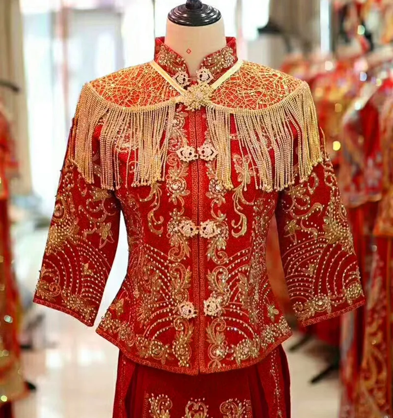 Блестящая металлическая лента с бахромой и стразами, 90 см/45 см ...