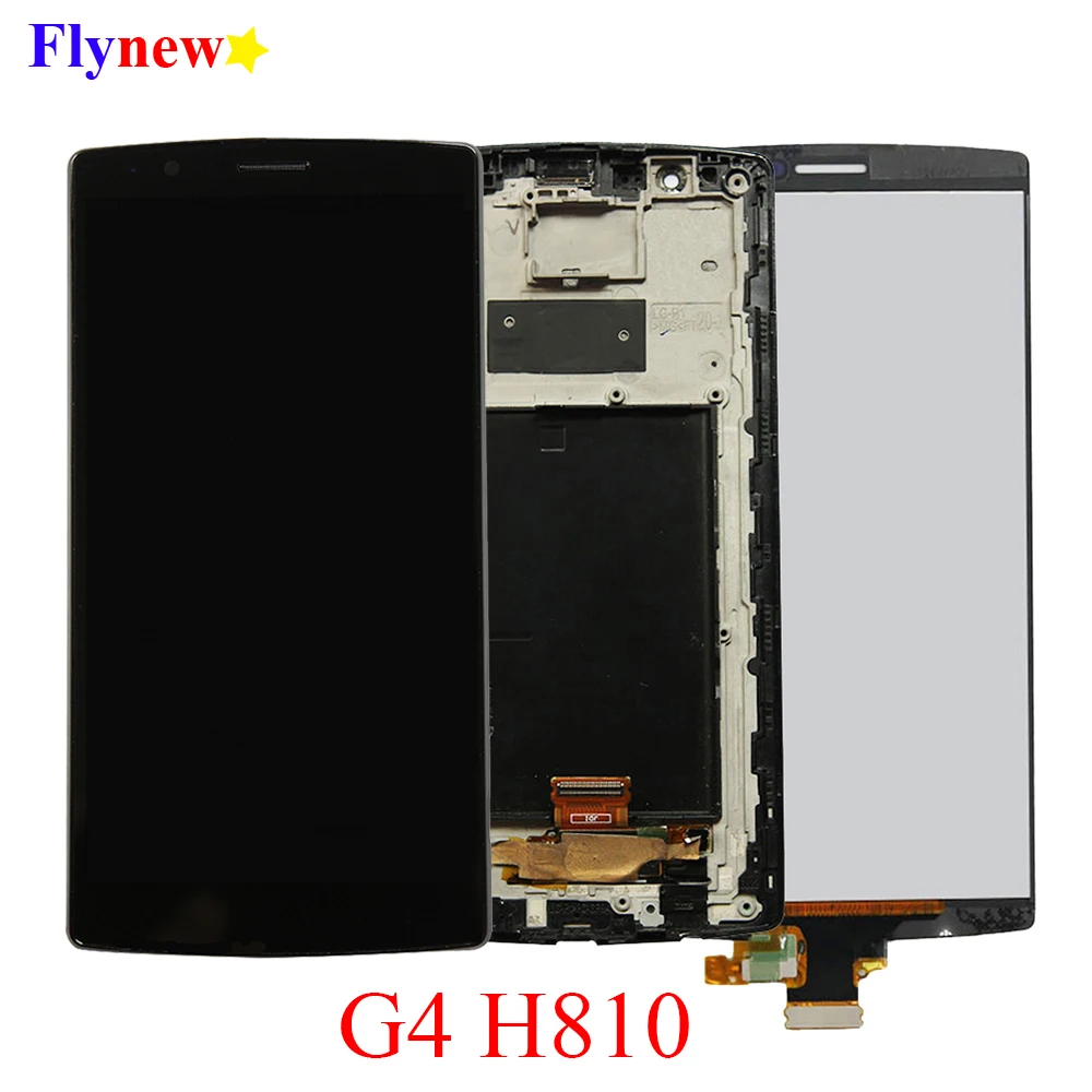 Односим Оригинал tela для LG G4 H815 ЖК дисплей сенсорный экран с рамкой Замена H810 H811