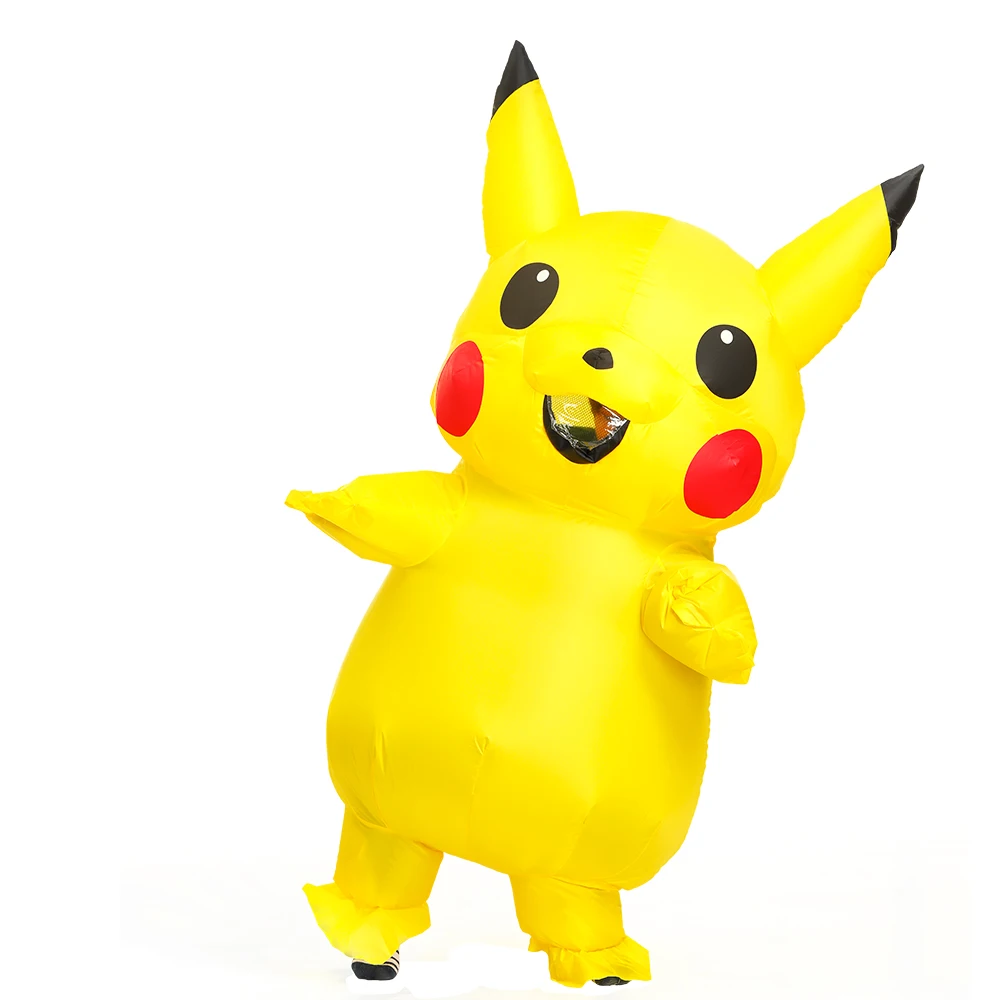 Ceny Nadmuchiwane Pikachu kostiumy Cosplay Pokemon kostium maskotka dla dzieci dorośli Party boże narodzenie kostium na halloween dla kobiet mężczyzn