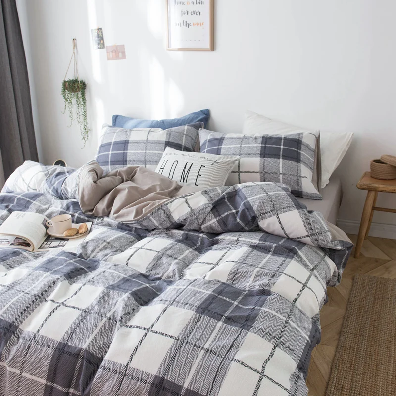 

Quilt Cover College Students Dormitory Beddings Three-Piece Set Cotton Girl Heart Single Bed Bedding Set Beddings Full