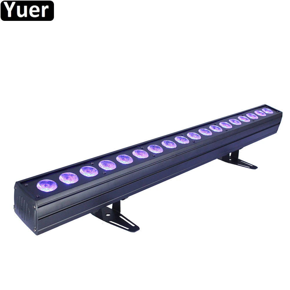 

18x18W LED RGBW 4in1 Led Wall Wash Light DMX512 Control Led Bar Wash Stage Light Music DJ Disco Party Wedding Club Bar Light