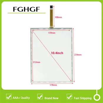 

New 10.4" inch 5 wire resistance Touch Screen Panel For LCD computer industrial control Free Tools