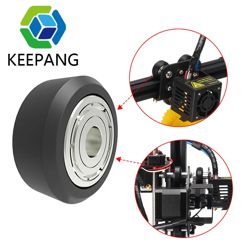 10PCS POM Plastic Wheel Bearing Pulley Small Big V-Slot Models 625ZZ 625RS MR105zz Idler Gear For 3D Printer Parts Openbuilds image 3