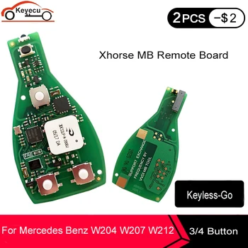 

KEYECU Xhorse MB FBS3 BGA Keyless-Go Remote Control Key Board 3 4B 315 433MHZ for Mercedes-Benz W204 W207 W212 W164 W166 W221