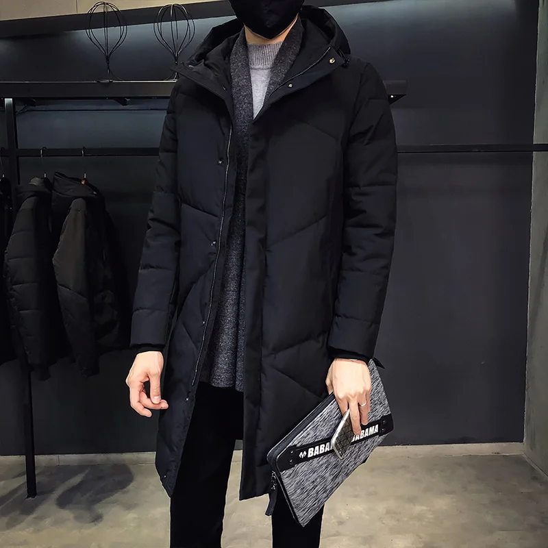 Blog Winter Jacket Men 2019 Fashion Stand Collar Male Parka Jacket Mens Solid Thick Jackets and Coats Man Winter Parkas M-5XL