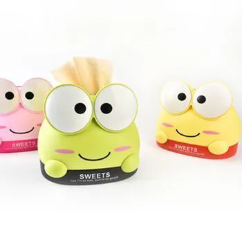 

Tissue Box Creative Cartoon Paper Box Pumping Paper Box Home Toilet Box Reusable cute design Waterproof paper cover desk decor