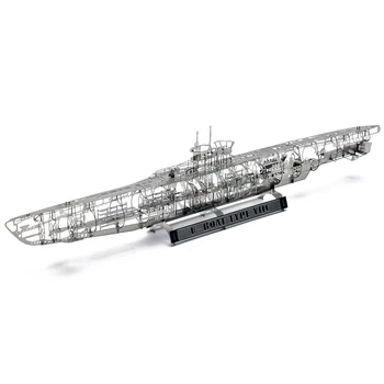 

1/350 U-BOAT VIIC U Boat Model Kit Submarine Decoration 3D Metal Assembly Model