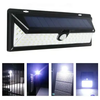

Solar LED Light Outdoor Waterproof Solar Lamp Garden Decoration Motion Sensor Solar Powered Emergency Security Wall Lamp 118 LED