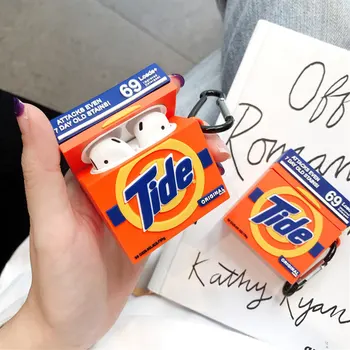 

Funnly Cute 3D Tide Cleanser Silicone Case for Apple Airpods 1 2 Pro Bluetooth Earphone Accessories Cover