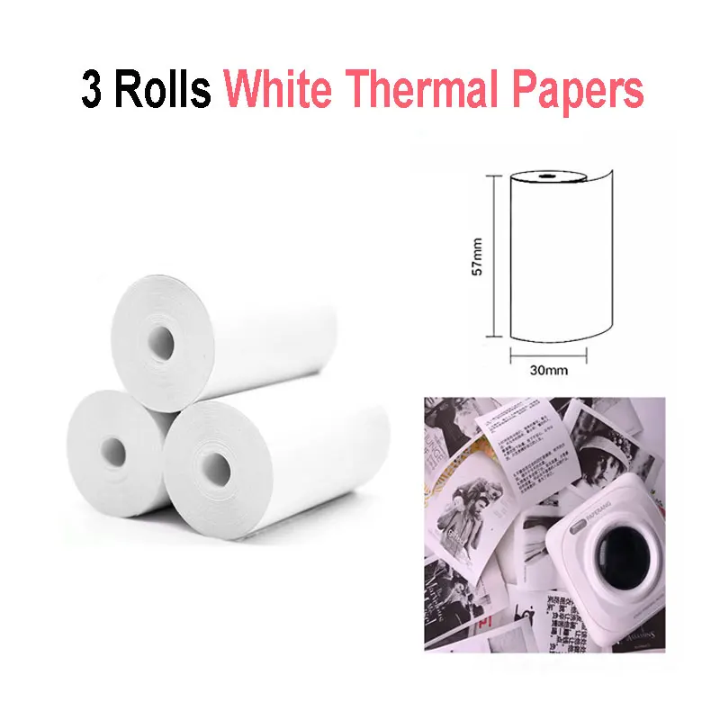 Papel térmico autoadhesivo para PeriPage o Paperang Papp'n'Roll® Printer Paper