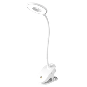 

18650 LED Touch On/off Switch 3 Modes Clip Desk Lamp Eye Protection Reading Dimmer Rechargeable USB LED Table Lamps Novel S25