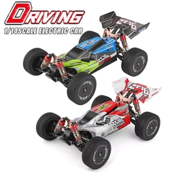 WLtoys – voiture de course télécommandée à grande vitesse, jouet 4x4, 60 KM/H, avec Kit de pièces, 144001 GHz, 2.4, 1/14 