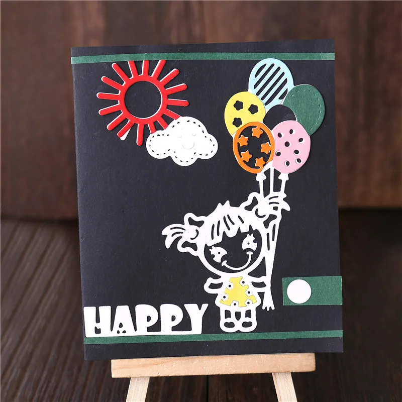 

InLoveArts Birthday Letter Dies Girl Metal Cutting Dies New 2019 for Card Making Dies Scrapbooking Embossing Stencil Die Cut