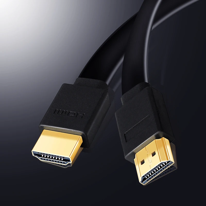 Lungfish высокоскоростной плоский HDMI кабель поддерживает 3D Разрешение Ethernet 1080P Аудио возврат 0. 3M 1 м 1,5 м 2 м 3M 5 м 7,5 м 10 м 15 м