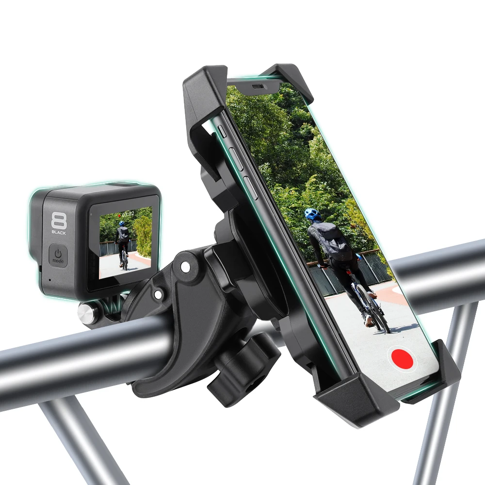 Универсальный держатель для крепления на руль велосипеда iPhone GoPro Hero 9 8 7 6 5 Аксессуары|Чехлы экшн-камер| |
