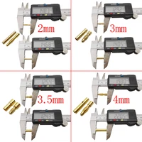 2mm 3mm 3.5mm 4mm Bullet Banana Plug Gold-Plated Banana Male Female Connector Battery Plugs Kits for RC Battery Parts DIY 6