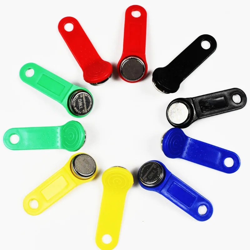 5Pcs/Lot TM1990A Dallas IButton TM Card with Handle Key Tags DS1990A-F5 Non Magnetic for Access Control Electronic Lock 5