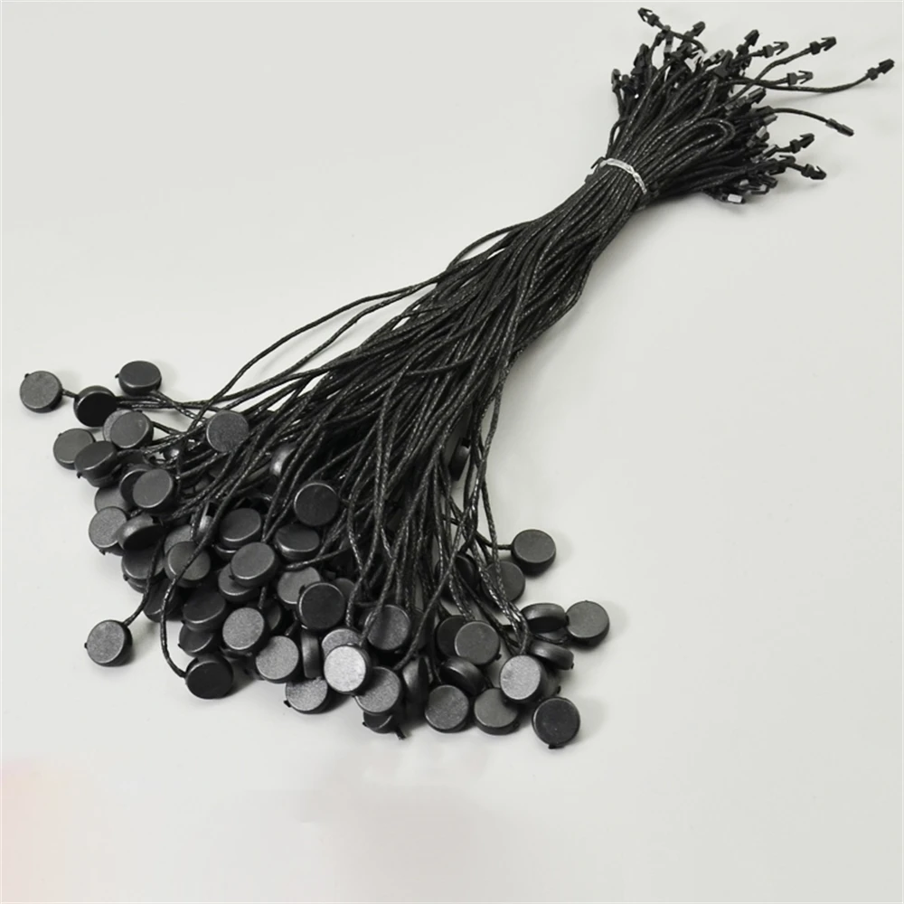 

Disc Button Tag Rope Clothing Apparel Trademark Tag Button 1000pcs White/black Price Tag Display Name Card Suspension Sling