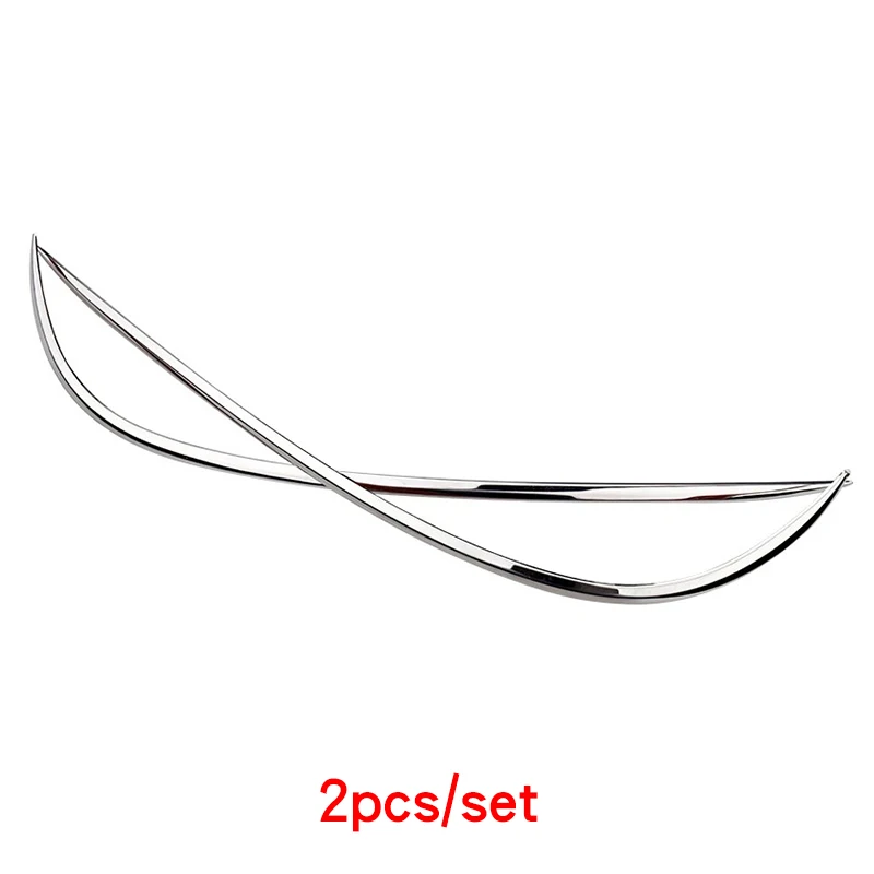 Silver 2pcs Передний противотуманный светильник для mercedes w205 amg Mercedes c class аксессуары w205 mercedes benz w205 c63 внешняя отделка - Название цвета: Silver 2pcs