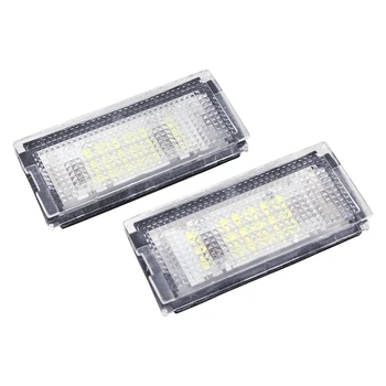 

2Pcs For Mini Cooper ONE R50 2001-2006 Convertible R52 2004-2008 Cooper S R53 2001-2006 LED Car License Plate Lights Accessories