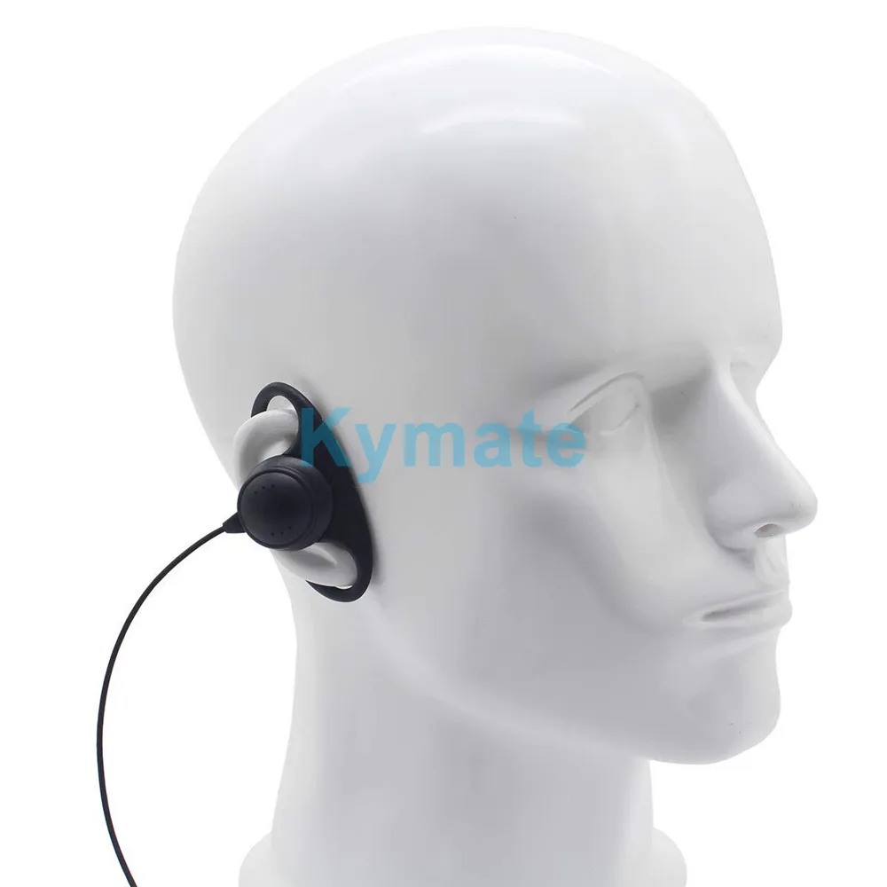 

D-type Earhook Earpiece Headset Walkie Talkie Headphone For Kenwood Baofeng UV-5R UV5R UV-82 888S RETEVIS H777/RT22 TYT KPG689