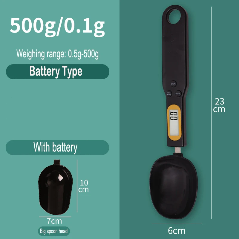 1 Piece USB Charging / Battery Type Electronic Weighing Spoon LCD