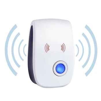 

Enhanced Version Electronic Mosquito Repellent Ultrasonic Rechargeable Repeller Rat Mouse Cockroach Pest Reject Repellent