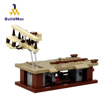 

BuildMOC Creator Expert Sets MOC Hand Crank Airplane Aircraft Military Plane Building Blocks Creator Christmas Bricks Kids Toys
