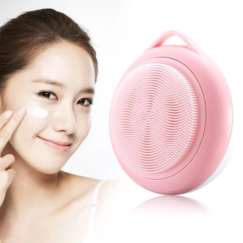 

Electric Washing Brush Silicone Facial Cleansing Instrument Beauty Equipment Skin Deep Washing Vibration Massage