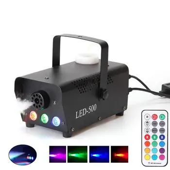 

500W Colorful LED Fog Machine DJ Party Smoke Effect Light with Remote Control