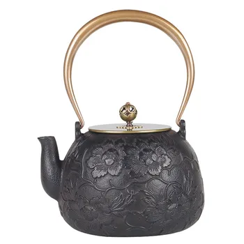 

Japanese cast iron old iron pot handmade copper pot thickened copper pot boiled teapot kung fu tea set