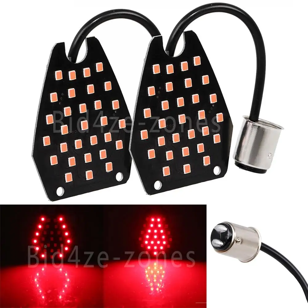 Мотоцикл 1157 Красный 30SMD СВЕТОДИОДНЫЕ указатели поворота вставки бег Подходит для