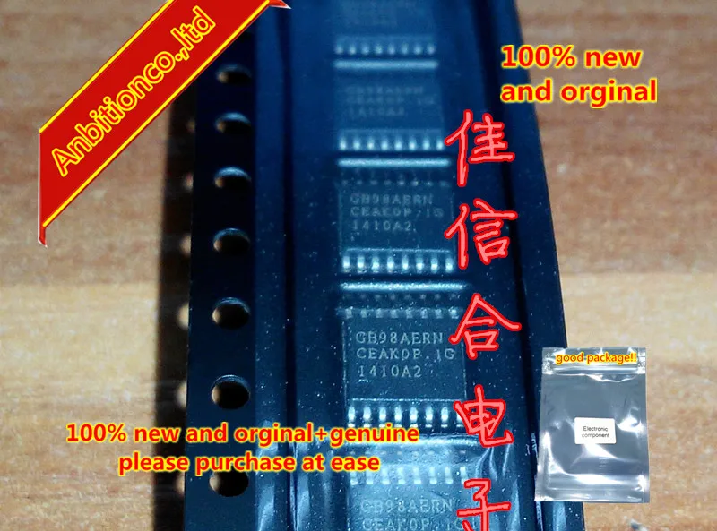 1 шт. 100% новый и оригинальный GB98AERN A2 0 TR TSSOP16 9 в наличии|Комплекты аксессуаров для