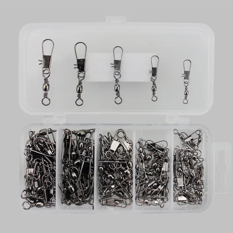 

Authority And High Speed Bottle-Shaped Swivel 8 Words Ring + B Type Brooch 100 Set Connector Swivel