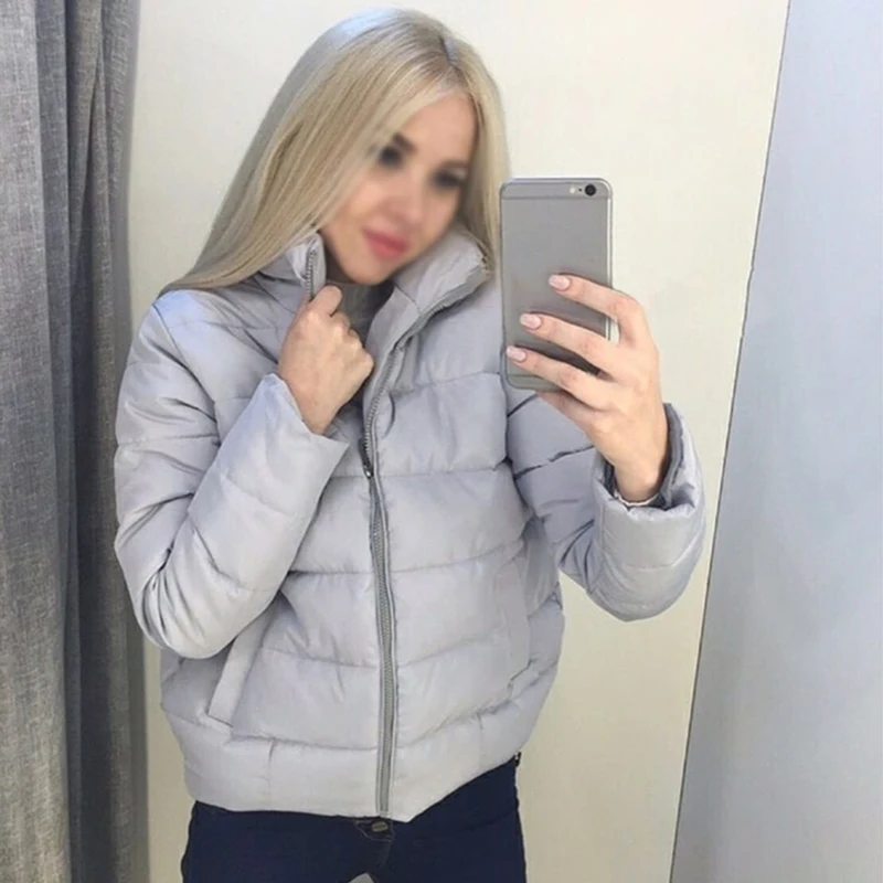 Осеннее и зимнее модное Трендовое Новое однотонное длинное теплое хлопковое женское повседневное бархатное плотное пальто. w