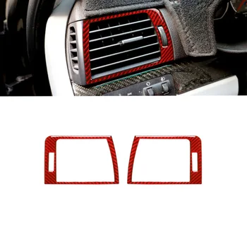 

2Pcs Decor cover Red Side Air Vent Outlet For BMW 3 Series E46 98-05 Parts