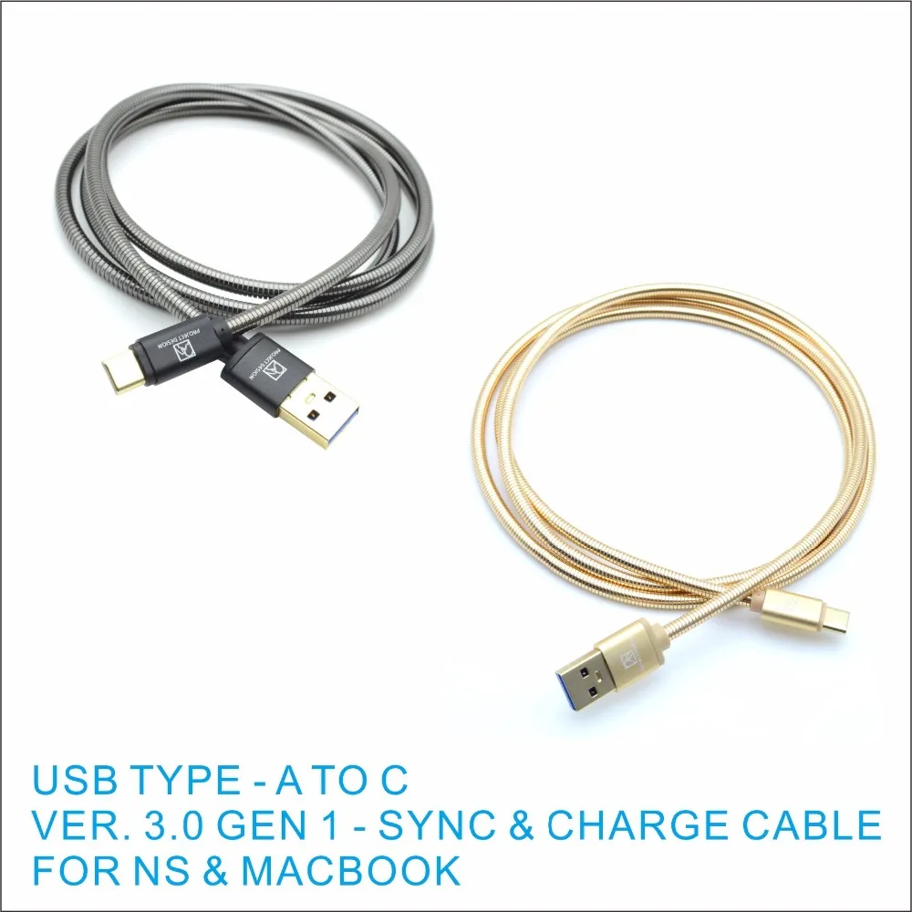 Стандартный кабель USB3.0 type A to C 3 1 GEN1 2 M для PND SWITCH NS Macbook Android Phone Быстрая зарядка 24K