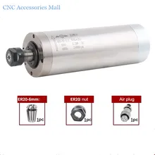 2.2KW AC380V с водяным охлаждением шпинделя МОТОР заточный станок для гавировки 85x243 мм ER20