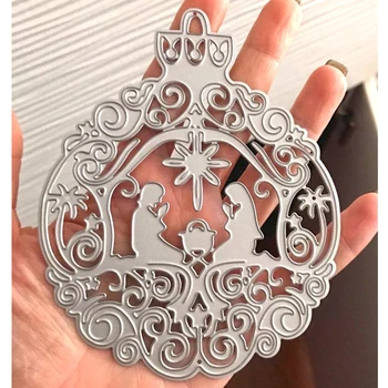 

Round Pendant Christmas Dies Scrapbooking New Arrival Metal Cutting Dies New 2019 Nested Dies Cut Alina Craft Store Craft Dies