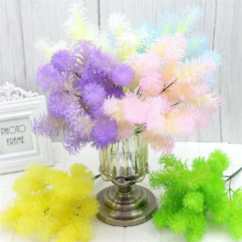 

7Pcs Fake Taraxacum(5 stems/bunch) 13.78" Length Simulation Plastic Taraxacum for Home Decorative Wedding Centerpieces
