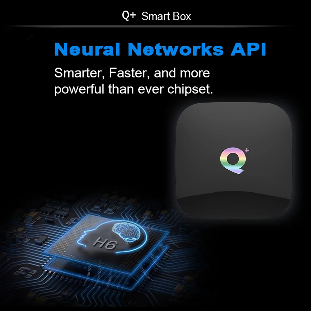 Q Plus Android tv Box, TUREWELL Android 9,0 tv Box Chip H6 четырехъядерный Cortex-A53 4 Гб ram 32 ГБ rom Smart tv Box Поддержка 3D 6K