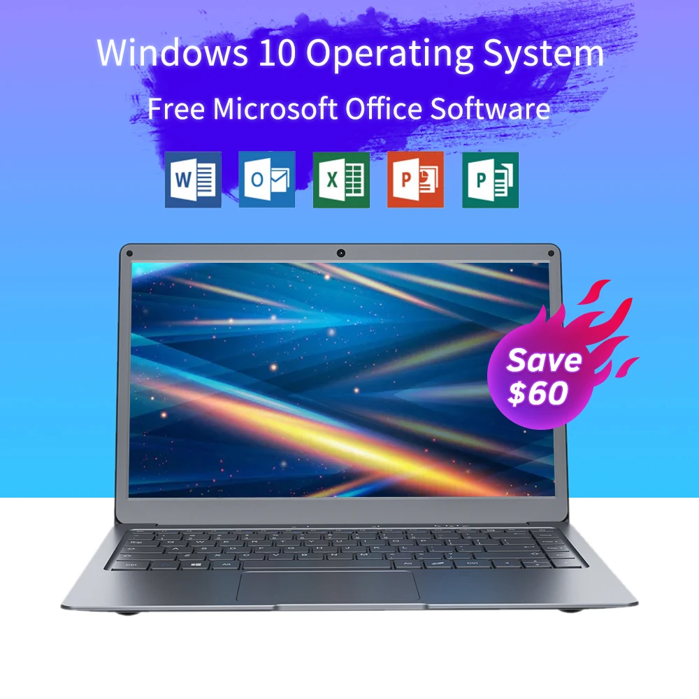 Jumper EZbook X3 4GB 64GB Intel N3350 Notebook  Win 10 Laptop With Office 365 13.3 Inch 1920*1080 IPS Screen Computer asus zenbook ultra slim