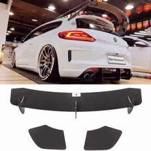 Для Volkswagen Scirocco ABS задний бампер диффузор бампер 2009-- Комплект кузова задний спойлер(только R