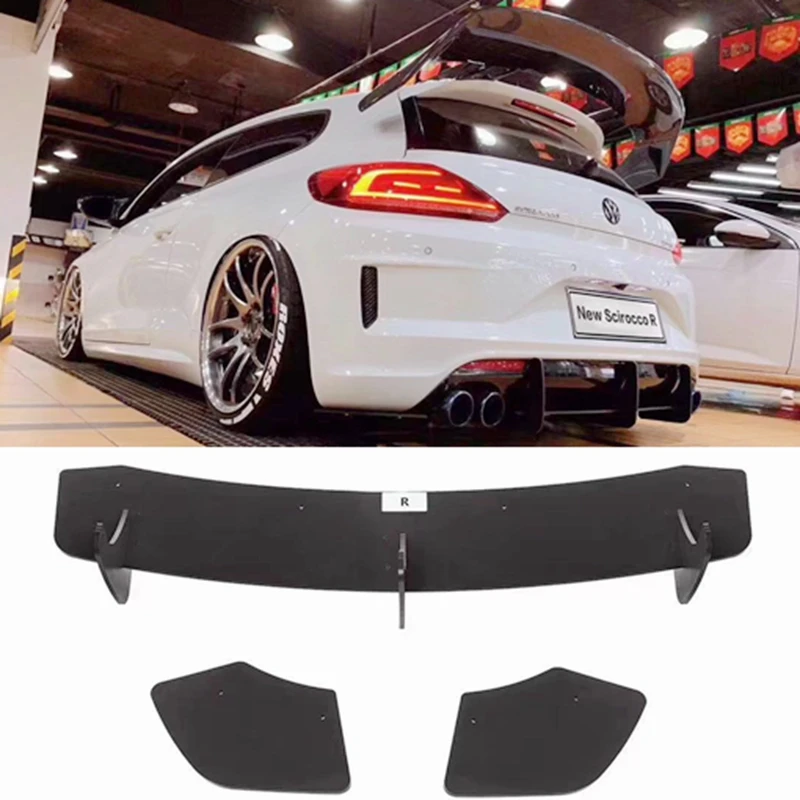 

for Volkswagen Scirocco ABS rear bumper diffuser bumper 2009-2014 2015-2017 body kit rear lip rear spoiler (R only)