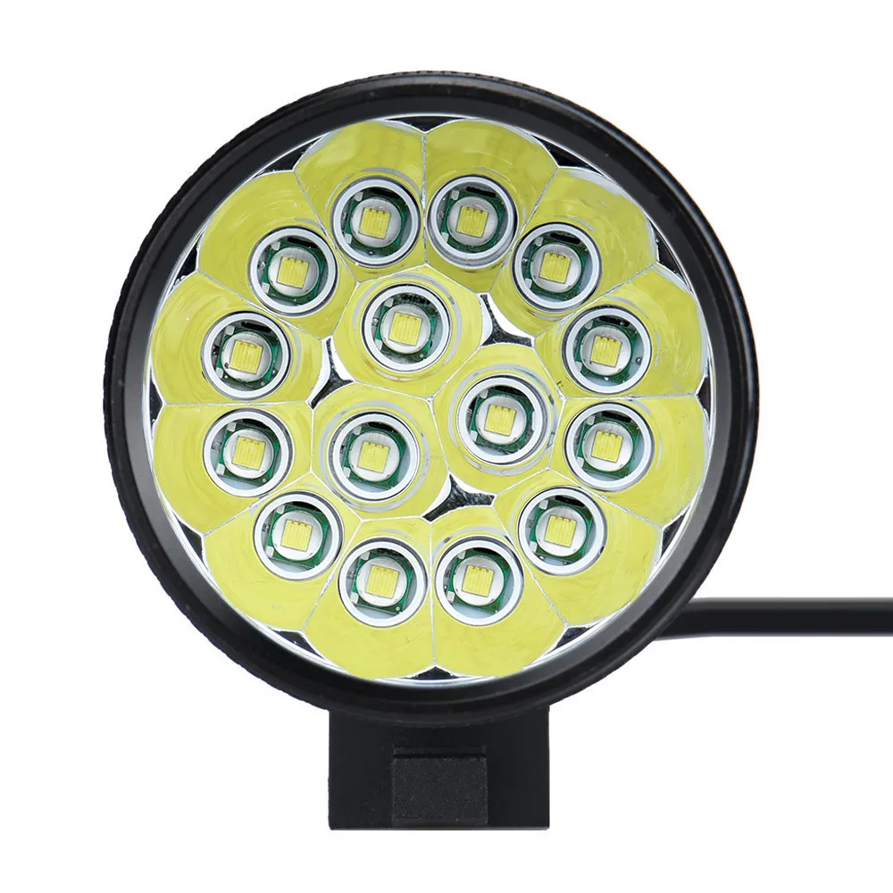 SKYWOLFEYE 34000 Lm 15x CREE T6 светодиодный 3 режима велосипед лампа светильник головной светильник велосипедный фонарь яркий светодиодный фонарик для велосипеда светильник