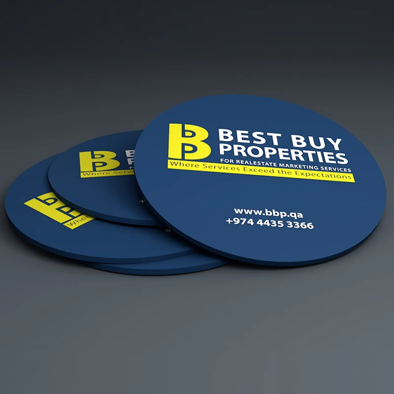 

Min Order 10pcs Custom with Your LOGO Promotion Gifts Soft Rubber Drink Coasters sets Cup Mats