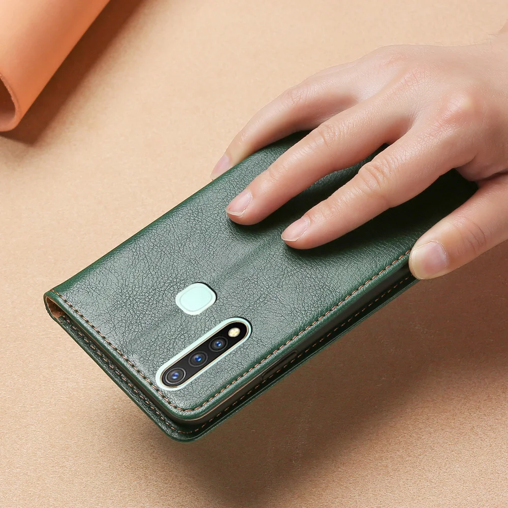 Magnetic Case for VIVO U3 Y19 Y5S Z5i Cover Leather TPU Back U20 Indian edition Wallet Card Slot Phone Bag | Мобильные телефоны и